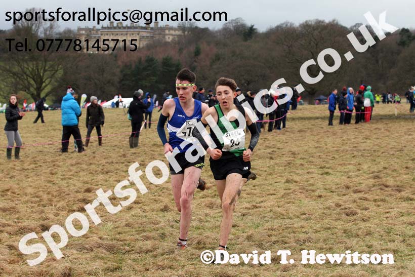 Mens under-17s, 2018 Northern Cross Country Champs., Harewood House, Leeds. Photo: David T. Hewitson/Sports for All Pics